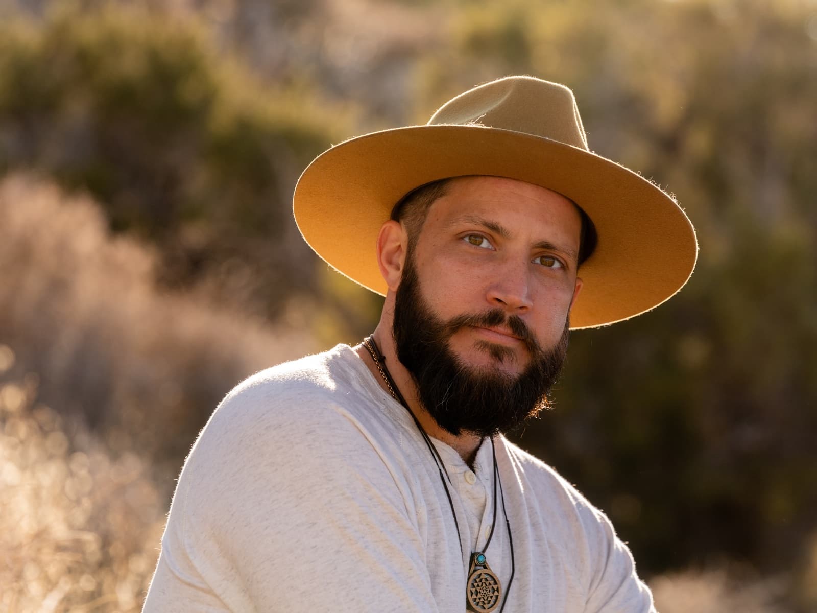 Jesse Gawlik in the Mojave Desert